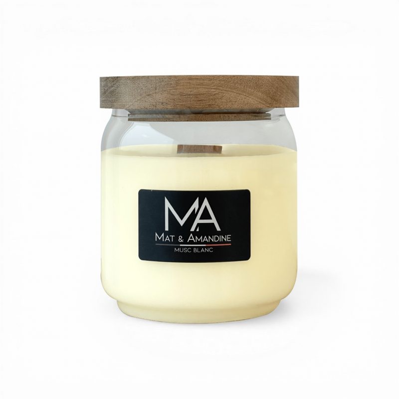 MUSC BLANC - Bougie parfumée